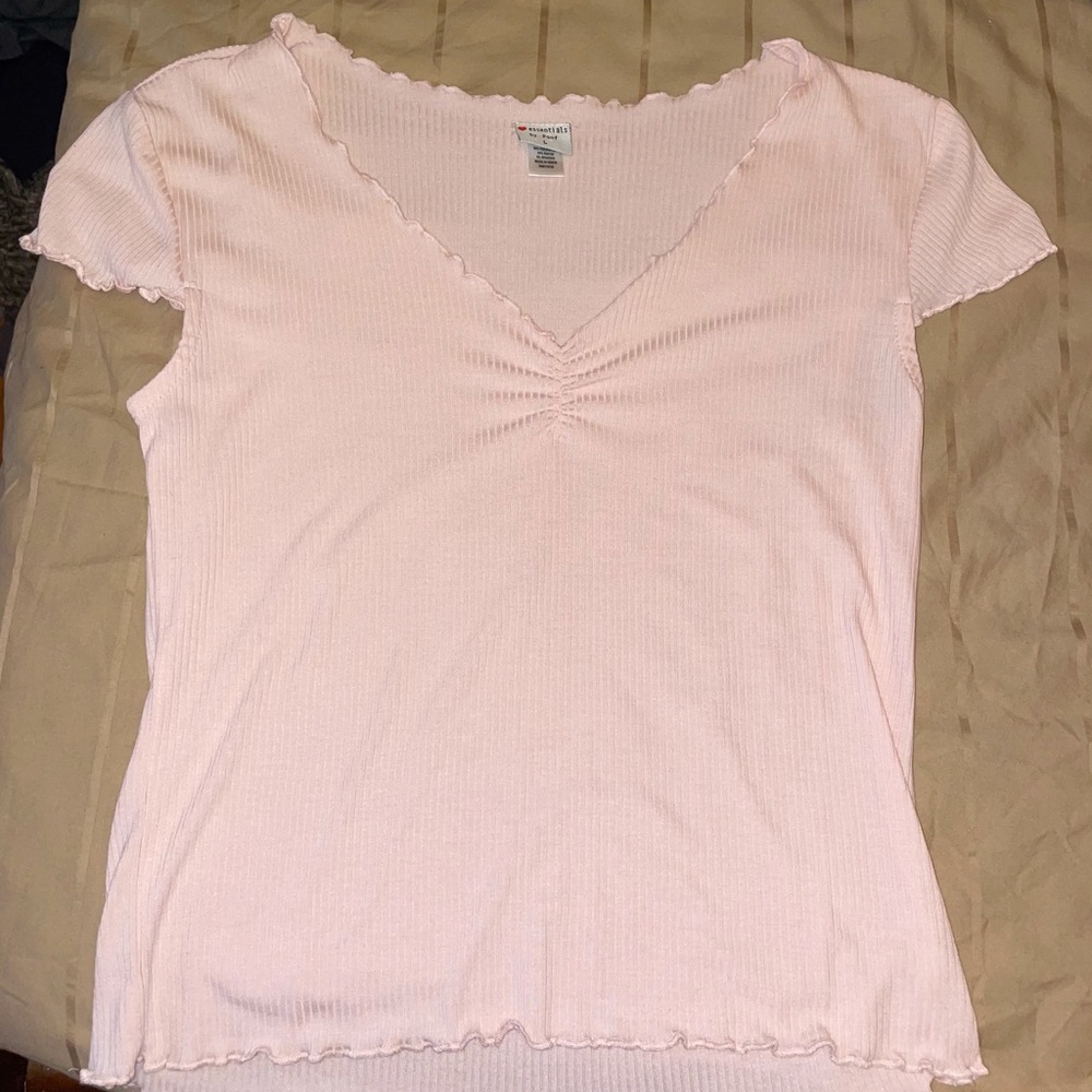 baby pink shirt